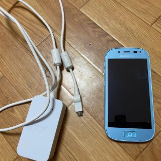 エヌティティドコモ(NTTdocomo)の美品★docomo らくらくスマートフォン3★F-06F ブルー(スマートフォン本体)