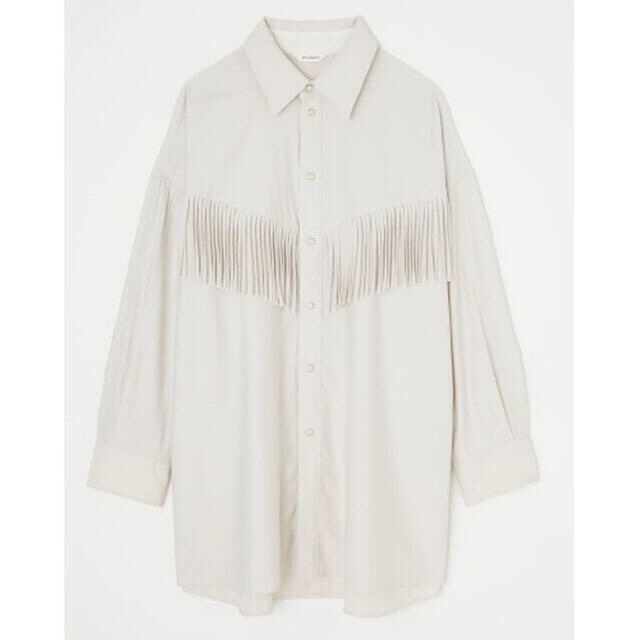 moussy(マウジー)のFRINGE OVER シャツ レディースのトップス(シャツ/ブラウス(長袖/七分))の商品写真