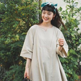 ネストローブ(nest Robe)のharenoti. Key neck stitch onepiece(ロングワンピース/マキシワンピース)