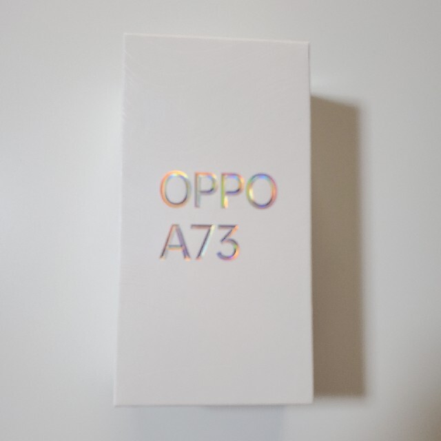 新品未使用品 OPPO A73 ダイナミックオレンジ モバイル版SIMフリースマートフォン/携帯電話