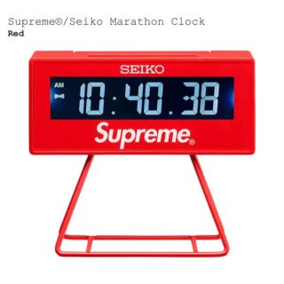 シュプリーム(Supreme)の送料込　 supreme seiko marathon clock(置時計)