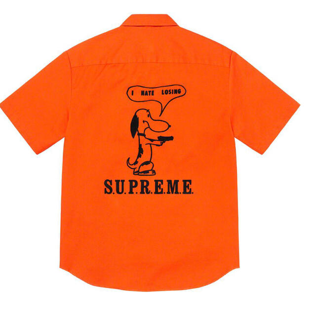 Supreme Dog S/S Work Shirtメンズ