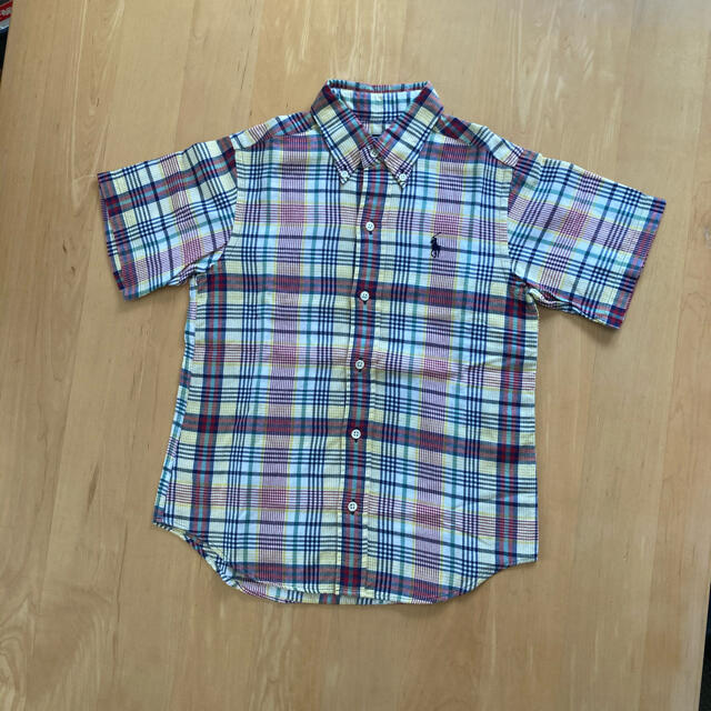 Ralph Lauren(ラルフローレン)のRalph Lauren 半袖シャツ　キッズ130 美品 キッズ/ベビー/マタニティのキッズ服男の子用(90cm~)(ブラウス)の商品写真