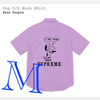 Supreme - Supreme Dog S/S Work Shirt パープル Ｍサイズの通販 by J ...