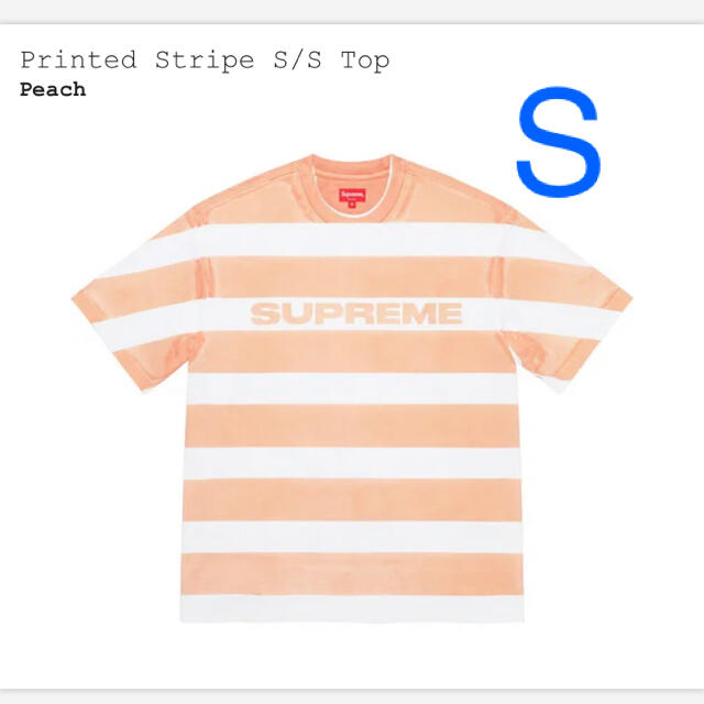 Supreme Printed Stripe S/S Top シュプリーム