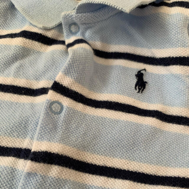 Ralph Lauren(ラルフローレン)のラルフローレン　ロンパース　カバーオール　長袖　男の子　70 スタイセット キッズ/ベビー/マタニティのベビー服(~85cm)(ロンパース)の商品写真