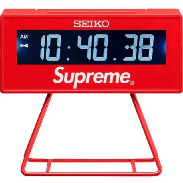 Supreme(シュプリーム)のSupreme®/Seiko Marathon Clock シュプリーム  時計 インテリア/住まい/日用品のインテリア小物(置時計)の商品写真