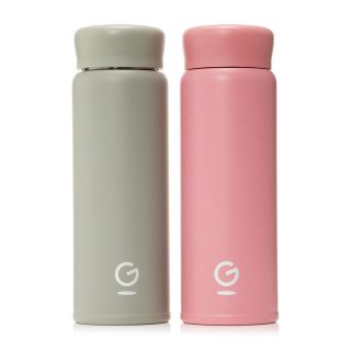 Ｇゼロ マグボトル２００ｍｌ ２本セット　ロゼ&グレー(水筒)