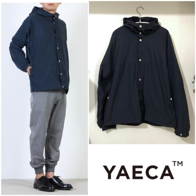 専用◎YAECA ヤエカ60/40 クロスフードシャツロング　ネイビー　2017