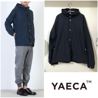 ヤエカ(YAECA)の専用◎YAECA ヤエカ60/40 クロスフードシャツロング　ネイビー　2017(ナイロンジャケット)