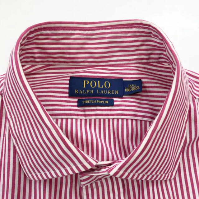 POLO RALPH LAUREN(ポロラルフローレン)の美品！POLO RALPH LAUREN ストライプ シャツ(16 1/2) メンズのトップス(シャツ)の商品写真