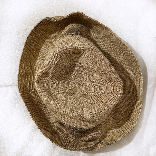 nest Robe(ネストローブ)のt2&n様専用 mature ha. BOXED HAT カーキ レディースの帽子(麦わら帽子/ストローハット)の商品写真
