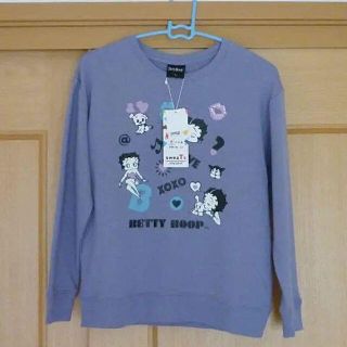 シマムラ(しまむら)の【しまむら × BETTY BOOP】裏パイルクルーネックトレーナー(その他)