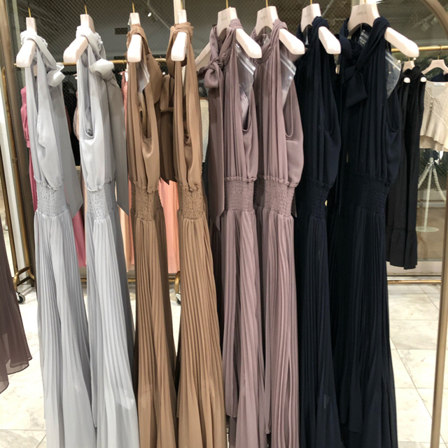ブランドグッズ - herlipto Chiffon Ribbon Midi Dress - 在庫あり即納