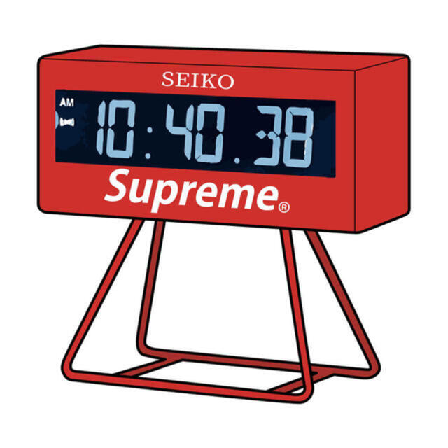 Supreme(シュプリーム)のSupreme Seiko Marathon Clock シュプリーム セイコー インテリア/住まい/日用品のインテリア小物(置時計)の商品写真