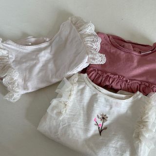 ザラキッズ(ZARA KIDS)のzara ロングTシャツ　サイズ92 3枚セット(Tシャツ/カットソー)