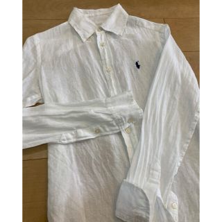 ポロラルフローレン(POLO RALPH LAUREN)のPOLOラルフローレン ☆麻シャツリネンXS(シャツ/ブラウス(長袖/七分))