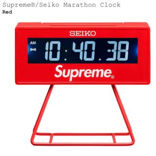 シュプリーム(Supreme)のSupreme Seiko Marathon Clock シュプリーム セイコー(置時計)