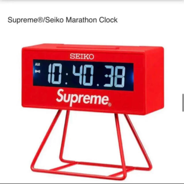 Supreme Seiko Marathon Clock 時計インテリア小物