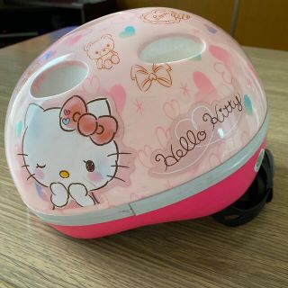 ハローキティ(ハローキティ)のヘルメット　子供　キティちゃん(自転車)