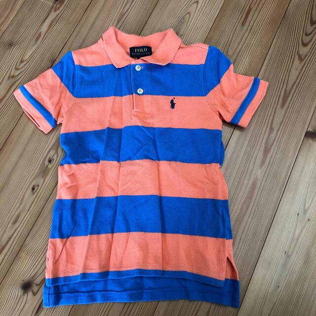 POLO RALPH LAUREN(ポロラルフローレン)のポロラルフローレン☆キッズ半袖ボーダーポロシャツ  110cm キッズ/ベビー/マタニティのキッズ服男の子用(90cm~)(Tシャツ/カットソー)の商品写真