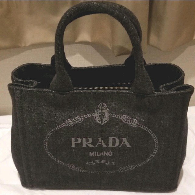 PRADA - PRADAカナパデニムブラックの通販 by UNI's shop｜プラダならラクマ