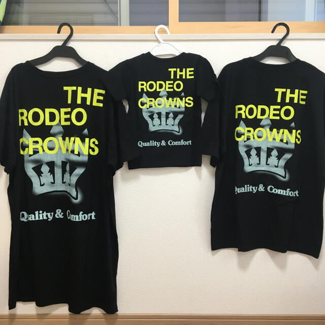 RODEO CROWNS WIDE BOWL(ロデオクラウンズワイドボウル)のロデオクラウンズ Tシャツ 親子 お揃い レディースのワンピース(ミニワンピース)の商品写真