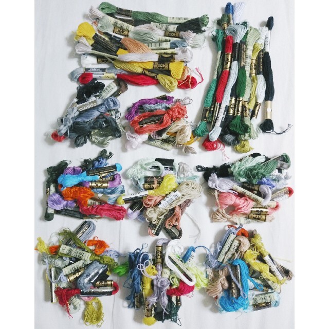 刺繍糸 未使用27本 使用済80本