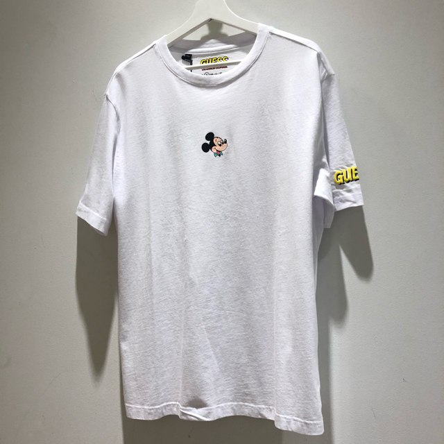 GUESS × MICKEY 白 Sサイズ ミッキー Tシャツ 新品未使用