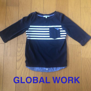 グローバルワーク(GLOBAL WORK)の5/5までお値下します！グローバルワーク  ロンT キッズ　L(Tシャツ/カットソー)