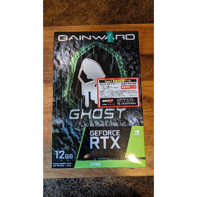 GAINWARD RTX 3060 GHOSTPC/タブレット