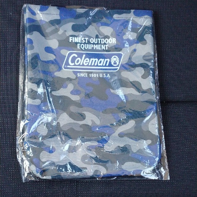 [新品未開封] コールマン エコバッグ ブルー系迷彩柄 レディースのバッグ(エコバッグ)の商品写真