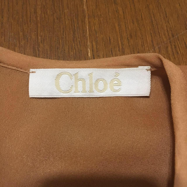 Chloe(クロエ)のクロエ　ジョーゼトノースリーブブラウス レディースのトップス(シャツ/ブラウス(半袖/袖なし))の商品写真