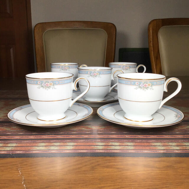 Noritake PHILIPPINES カップ&ソーサー　5客