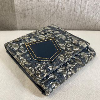 Dior クリスチャン ディオール トロッター柄 二つ折り財布 小銭入れ