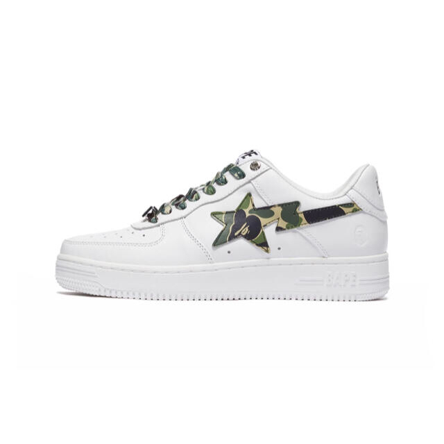 A BATHING APE(アベイシングエイプ)のABC CAMO BAPE STA LOW GREEN 25cm メンズの靴/シューズ(スニーカー)の商品写真