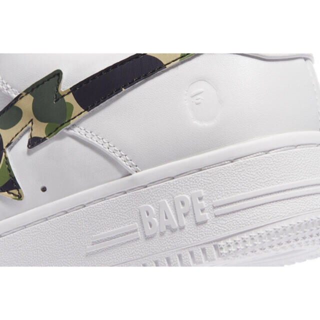 A BATHING APE(アベイシングエイプ)のABC CAMO BAPE STA LOW GREEN 25cm メンズの靴/シューズ(スニーカー)の商品写真