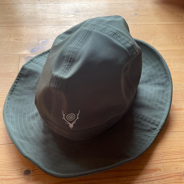 S2W8(エスツーダブルエイト)のほぴくん様専用　サウス2ウエスト8 防水シェルハット　ダークカーキ メンズの帽子(ハット)の商品写真
