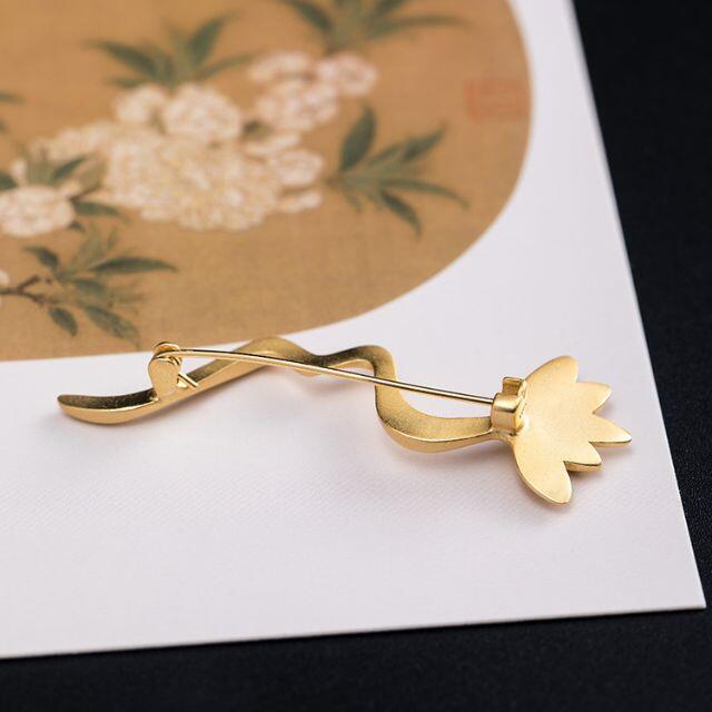 受注制作>蓮の花のブローチ はす シルバー C008 受注制作>蓮の花のブローチ はす シルバー C008