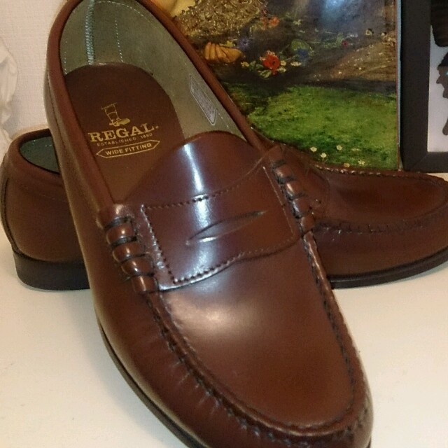 REGAL ブラウンローファー レディースの靴/シューズ(ローファー/革靴)の商品写真