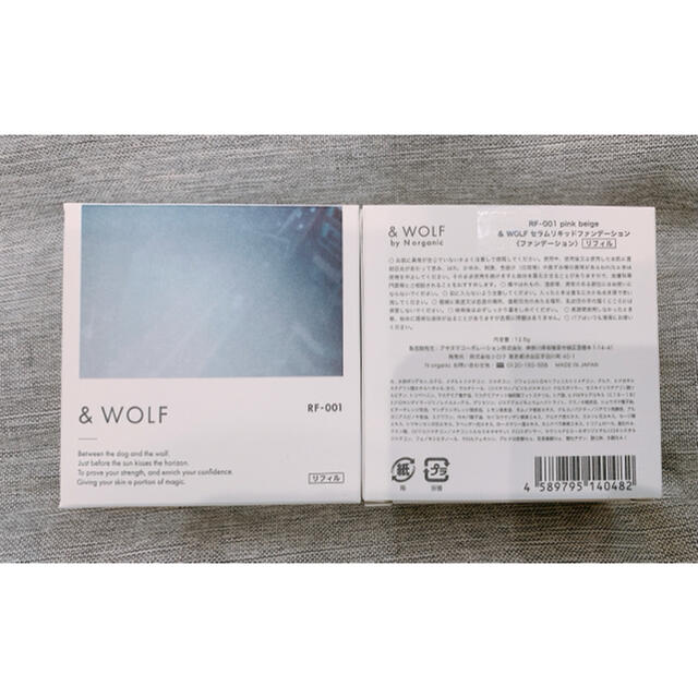 & WOLF by N organic  リキッド ファンデーション リフィル