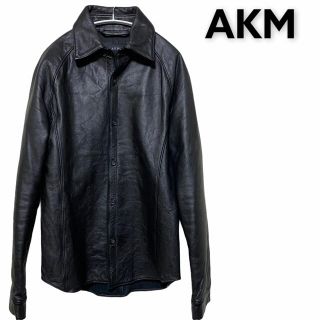 エイケイエム(AKM)の●AKM/wrinkle leather shirts/牛革100%/S008●(レザージャケット)