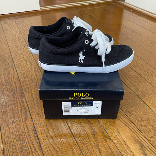 POLO RALPH LAUREN(ポロラルフローレン)のラルフローレン　キャンバス　スニーカー　24 レディースの靴/シューズ(スニーカー)の商品写真