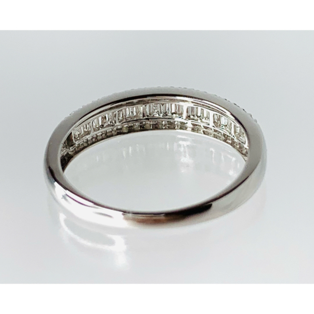 K18WGバゲットダイヤモンドリング　0.3ct レディースのアクセサリー(リング(指輪))の商品写真