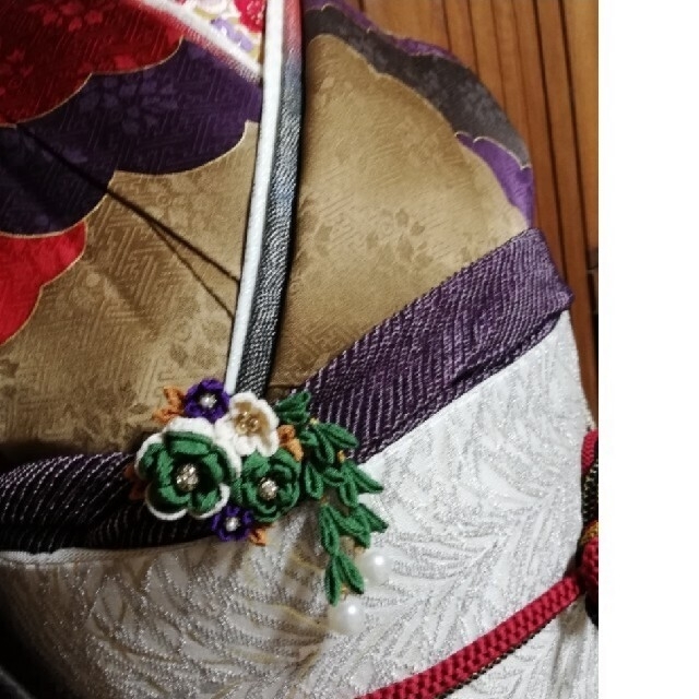 成人式振袖帯飾り  卒業式袴飾り 4