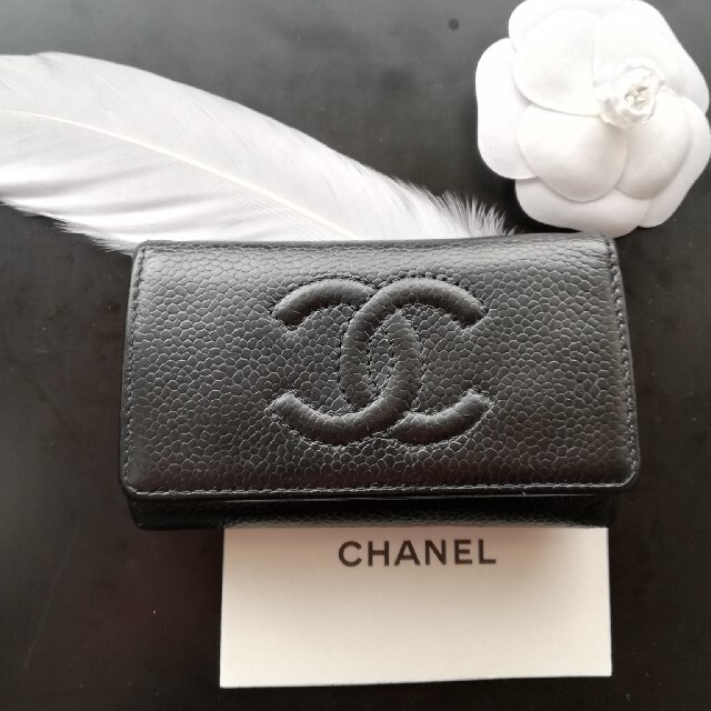 CHANEL(シャネル)のGWセール♥大幅お値下げ中♥CHANELココマークキーケース/ブラック⭐ レディースのファッション小物(キーケース)の商品写真