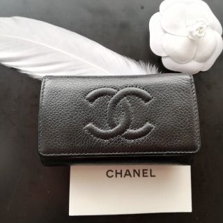 シャネル(CHANEL)のGWセール♥大幅お値下げ中♥CHANELココマークキーケース/ブラック⭐(キーケース)