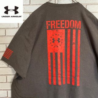 アンダーアーマー(UNDER ARMOUR)の90s 古着 アンダーアーマー Tシャツ 両面プリント ビッグシルエット(Tシャツ/カットソー(半袖/袖なし))