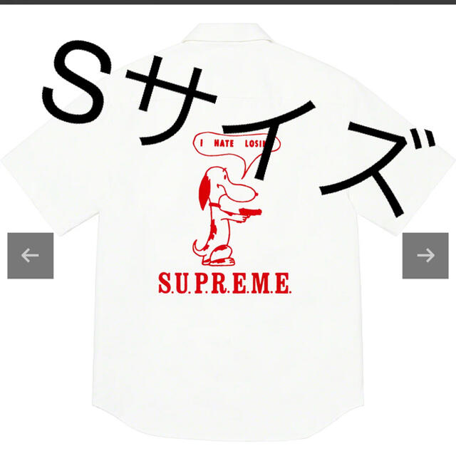 Supreme(シュプリーム)のDog S/S Work Shirt supreme sサイズ white 白 メンズのトップス(シャツ)の商品写真