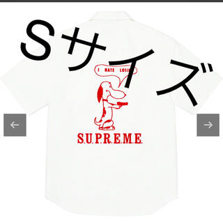 シュプリーム(Supreme)のDog S/S Work Shirt supreme sサイズ white 白(シャツ)